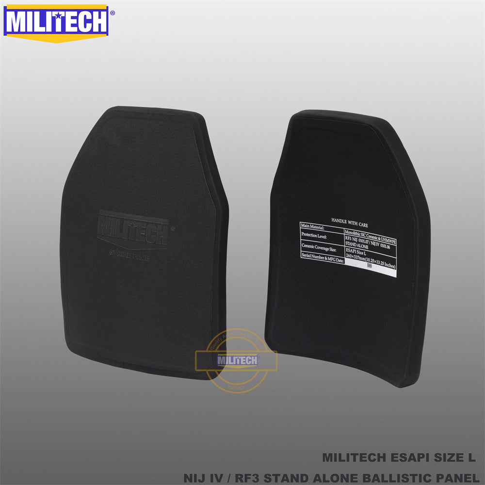 Плиты NIJ IV Black Label Range ESAPI (пара)